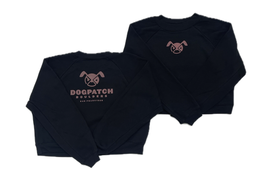 Dogpatch Boulders Crop Crew Sweatshirt