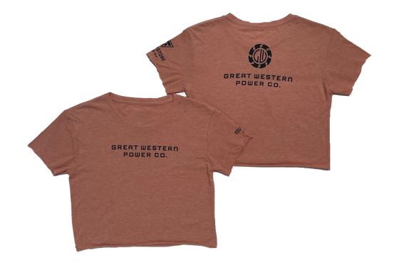 Great Western Power Co. Crop T-Shirt W's